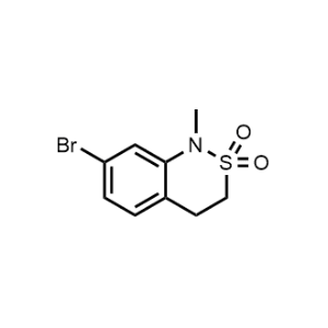 7-Bromo-1-methyl-3,4-dihydro-1H-benzo[c][1,2]thiazine 2,2-dioxide|CS-1371437