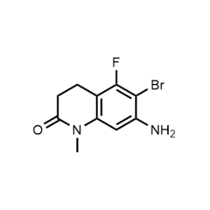 7-Amino-6-bromo-5-fluoro-1-methyl-3,4-dihydroquinolin-2(1H)-one|CS-1371466
