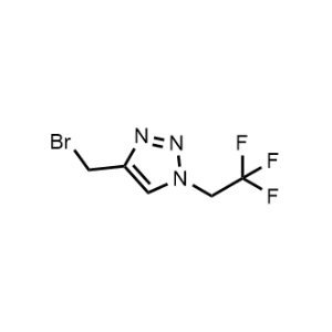 4-(Bromomethyl)-1-(2,2,2-trifluoroethyl)-1H-1,2,3-triazole|CS-1373338