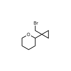 2-(1-(Bromomethyl)cyclopropyl)tetrahydro-2H-pyran|CS-1373344