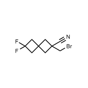 2-(Bromomethyl)-6,6-difluorospiro[3.3]heptane-2-carbonitrile|CS-1373352