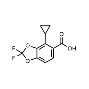 4-Cyclopropyl-2,2-difluorobenzo[d][1,3]dioxole-5-carboxylic acid|CS-1373360