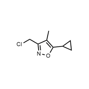 3-(Chloromethyl)-5-cyclopropyl-4-methylisoxazole|CS-1373376