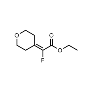 Ethyl 2-fluoro-2-(tetrahydro-4H-pyran-4-ylidene)acetate|CS-1373389