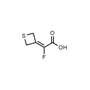 2-Fluoro-2-(thietan-3-ylidene)acetic acid|CS-1373396