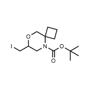 tert-Butyl 7-(iodomethyl)-8-oxa-5-azaspiro[3.5]nonane-5-carboxylate|CS-1373413