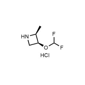 (2S,3S)-3-(Difluoromethoxy)-2-methylazetidine hydrochloride|CS-1373419