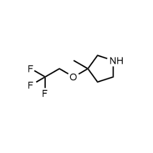 3-Methyl-3-(2,2,2-trifluoroethoxy)pyrrolidine|CS-1373422