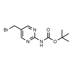 tert-Butyl (5-(bromomethyl)pyrimidin-2-yl)carbamate|CS-1373434