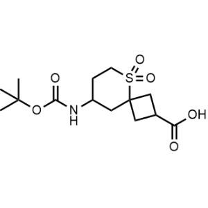 8-((tert-Butoxycarbonyl)amino)-5-thiaspiro[3.5]nonane-2-carboxylic acid 5,5-dioxide|CS-1373446