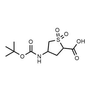 4-((tert-Butoxycarbonyl)amino)tetrahydrothiophene-2-carboxylic acid 1,1-dioxide|CS-1373447