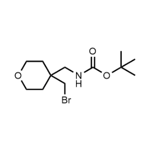 tert-Butyl ((4-(bromomethyl)tetrahydro-2H-pyran-4-yl)methyl)carbamate|CS-1373466