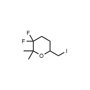 3,3-Difluoro-6-(iodomethyl)-2,2-dimethyltetrahydro-2H-pyran|CS-1373474