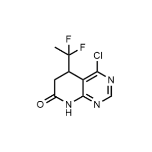 4-Chloro-5-(1,1-difluoroethyl)-5,8-dihydropyrido[2,3-d]pyrimidin-7(6H)-one|CS-1373505
