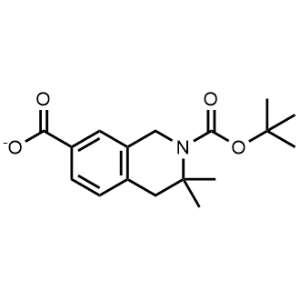 2-(tert-Butoxycarbonyl)-3,3-dimethyl-1,2,3,4-tetrahydroisoquinoline-7-carboxylate|CS-1373511