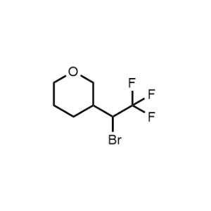 3-(1-Bromo-2,2,2-trifluoroethyl)tetrahydro-2H-pyran|CS-1373516