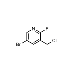 5-Bromo-3-(chloromethyl)-2-fluoropyridine|CS-1373522