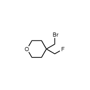 4-(Bromomethyl)-4-(fluoromethyl)tetrahydro-2H-pyran|CS-1373542