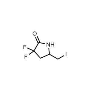 3,3-Difluoro-5-(iodomethyl)pyrrolidin-2-one|CS-1373547