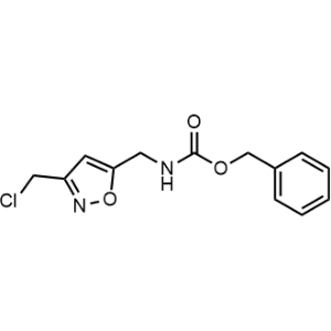 Benzyl ((3-(chloromethyl)isoxazol-5-yl)methyl)carbamate|CS-1373568