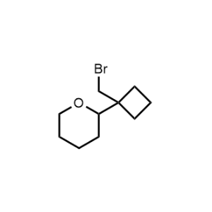 2-(1-(Bromomethyl)cyclobutyl)tetrahydro-2H-pyran|CS-1373592