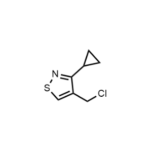 4-(Chloromethyl)-3-cyclopropylisothiazole|CS-1373600