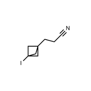 3-(3-Iodobicyclo[1.1.1]pentan-1-yl)propanenitrile|CS-1373635