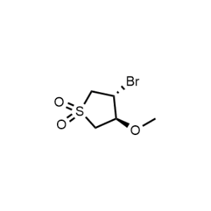 rel-(3R,4S)-3-Bromo-4-methoxytetrahydrothiophene 1,1-dioxide|CS-1373639