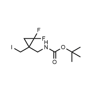 tert-Butyl ((2,2-difluoro-1-(iodomethyl)cyclopropyl)methyl)carbamate|CS-1373645