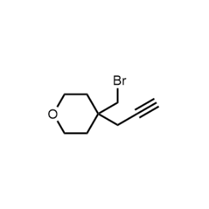 4-(Bromomethyl)-4-(prop-2-yn-1-yl)tetrahydro-2H-pyran|CS-1373664