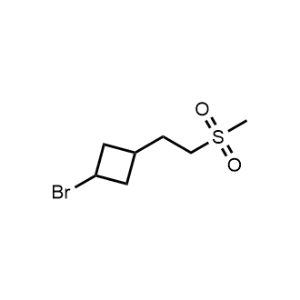 1-Bromo-3-(2-(methylsulfonyl)ethyl)cyclobutane|CS-1373665