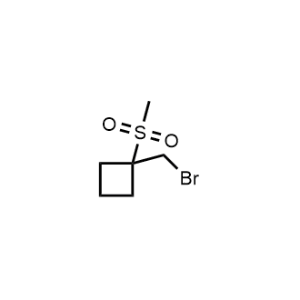 1-(Bromomethyl)-1-(methylsulfonyl)cyclobutane|CS-1373667