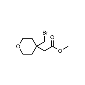 Methyl 2-(4-(bromomethyl)tetrahydro-2H-pyran-4-yl)acetate|CS-1373682