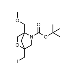 tert-Butyl 1-(iodomethyl)-4-(methoxymethyl)-2-oxa-5-azabicyclo[2.2.1]heptane-5-carboxylate|CS-1373700