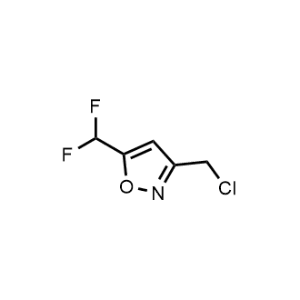 3-(Chloromethyl)-5-(difluoromethyl)isoxazole|CS-1373739