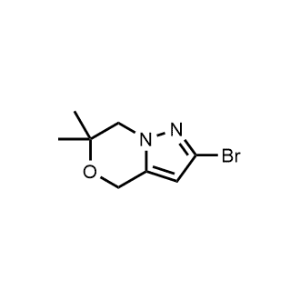 2-Bromo-6,6-dimethyl-6,7-dihydro-4H-pyrazolo[5,1-c][1,4]oxazine|CS-1373783