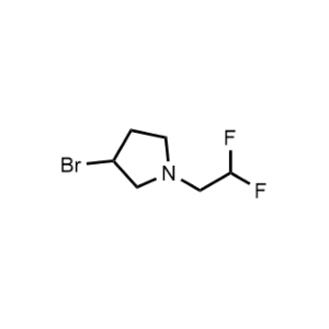 3-Bromo-1-(2,2-difluoroethyl)pyrrolidine|CS-1373786