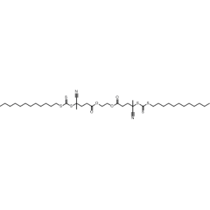 Ethane-1,2-diyl bis(4-cyano-4-(((dodecylthio)carbonothioyl)thio)pentanoate)|CS-1373891