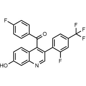 (3-(2-Fluoro-4-(trifluoromethyl)phenyl)-7-hydroxyquinolin-4-yl)(4-fluorophenyl)methanone|CS-1373916
