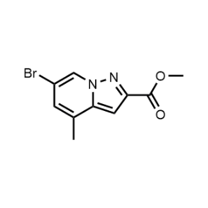 Methyl 6-bromo-4-methylpyrazolo[1,5-a]pyridine-2-carboxylate|CS-1374241