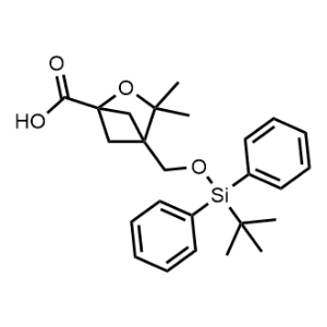4-(((tert-Butyldiphenylsilyl)oxy)methyl)-3,3-dimethyl-2-oxabicyclo[2.1.1]hexane-1-carboxylic acid|CS-1374244