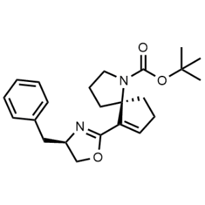 tert-Butyl (R)-6-((R)-4-benzyl-4,5-dihydrooxazol-2-yl)-1-azaspiro[4.4]non-6-ene-1-carboxylate|CS-1374257
