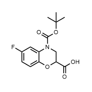 4-(tert-Butoxycarbonyl)-6-fluoro-3,4-dihydro-2H-benzo[b][1,4]oxazine-2-carboxylic acid|CS-1374292