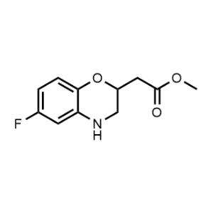 Methyl 2-(6-fluoro-3,4-dihydro-2H-benzo[b][1,4]oxazin-2-yl)acetate|CS-1374293