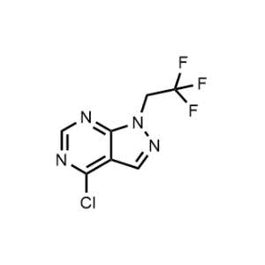 4-Chloro-1-(2,2,2-trifluoroethyl)-1H-pyrazolo[3,4-d]pyrimidine|CS-1374330