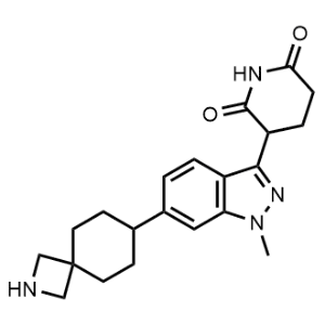 3-(1-Methyl-6-(2-azaspiro[3.5]nonan-7-yl)-1H-indazol-3-yl)piperidine-2,6-dione|CS-1374364