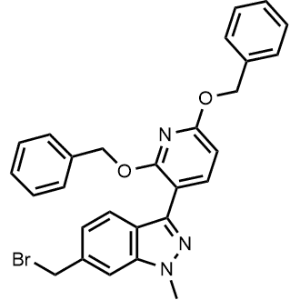 3-(2,6-Bis(benzyloxy)pyridin-3-yl)-6-(bromomethyl)-1-methyl-1H-indazole|CS-1374365