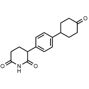 3-(4-(4-Oxocyclohexyl)phenyl)piperidine-2,6-dione|CS-1374370