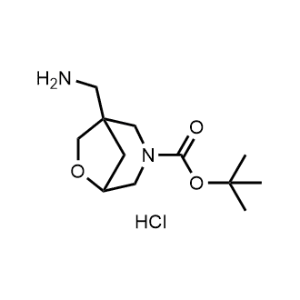 tert-Butyl 1-(aminomethyl)-6-oxa-3-azabicyclo[3.2.1]octane-3-carboxylate hydrochloride|CS-1374374