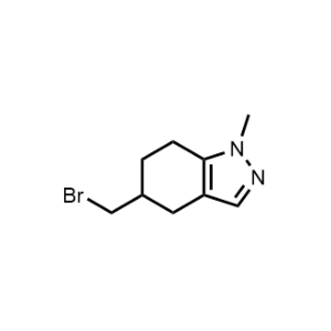 5-(Bromomethyl)-1-methyl-4,5,6,7-tetrahydro-1H-indazole|CS-1374426